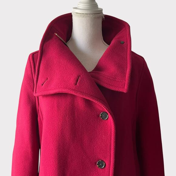 J.Crew Villa Cocoon Coat Italian Stadium Cloth Nello Gori Size 4 NWT Standing - Picture 3 of 13